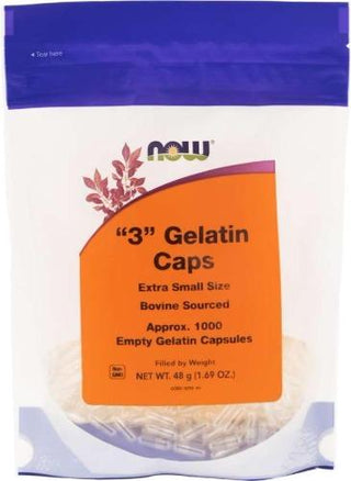 Capsules gélatines -NOW -Gagné en Santé
