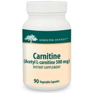 Genestra - carnitine (acétyl l-carnitine 500 mg -  90 vcaps.
