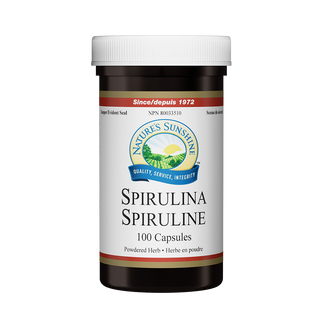Nature's sunshine - spiruline simple - 100 caps.