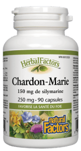 Chardon-Marie 250 mg | HerbalFactors® -Natural Factors -Gagné en Santé