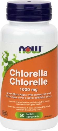 Chlorelle 1000 mg -NOW -Gagné en Santé