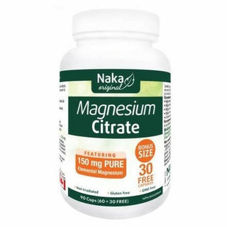 Citrate de magnésium (150mg) -Naka Herbs -Gagné en Santé