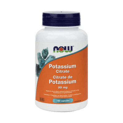 Citrate de Potassium 99 mg -NOW -Gagné en Santé