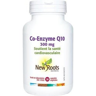 Co-Enzyme Q10 | 300 mg -New Roots Herbal -Gagné en Santé