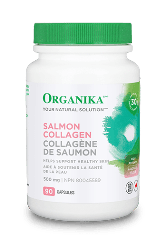 Collagène de Saumon 500 mg -Organika -Gagné en Santé