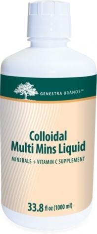 Colloidal Multi Mins Liquid - Saveur naturelle d'orange -Genestra -Gagné en Santé