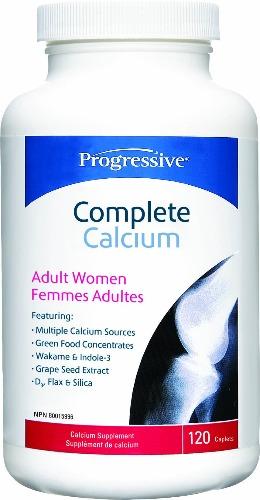 Complete Calcium - Femmes Adultes -Progressive Nutritional -Gagné en Santé