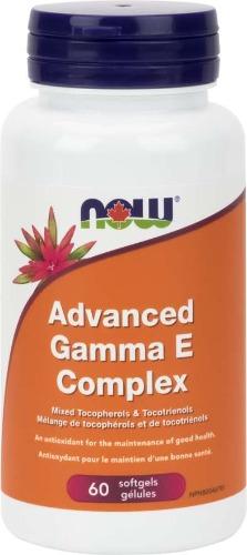 Complexe gamma E avancé -NOW -Gagné en Santé