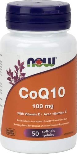 CoQ10 100 mg + lécith/ Vit E -NOW -Gagné en Santé