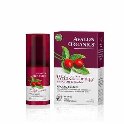 CoQ10 Wrinkle Defense Sérum pour le visage -Avalon Organics -Gagné en Santé