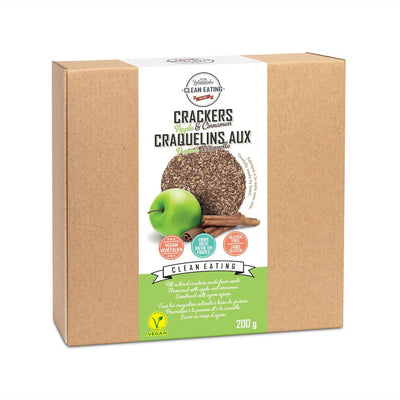 Craquelins pomme et cannelle -KZ Clean Eating -Gagné en Santé