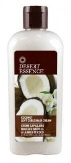 Crème capillaire boucles souples à la noix de coco -Desert Essence -Gagné en Santé