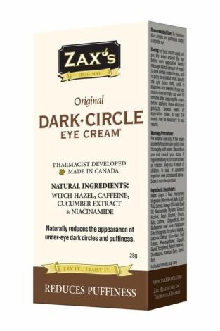 Crème Pour Cernes Sous les Yeux -Zax's Original -Gagné en Santé