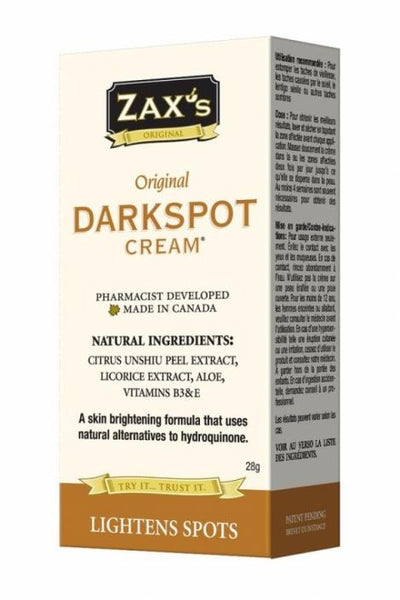 Crème pour les taches sombres -Zax's Original -Gagné en Santé