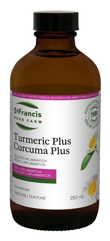Curcuma Plus -St Francis Herb Farm -Gagné en Santé