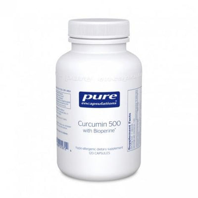 Curcumin 500 avec Bioperine -Pure encapsulations -Gagné en Santé
