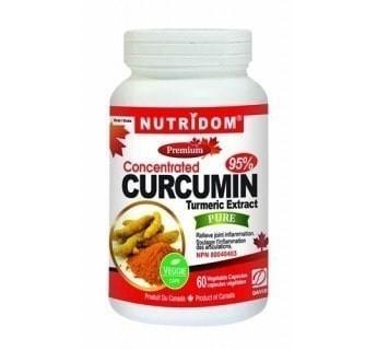 Curcumin Turmeric Extrait Concentré Nutridom | 60 capsules végétales -Nutridom -Gagné en Santé
