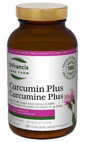 Curcumine Plus -St Francis Herb Farm -Gagné en Santé