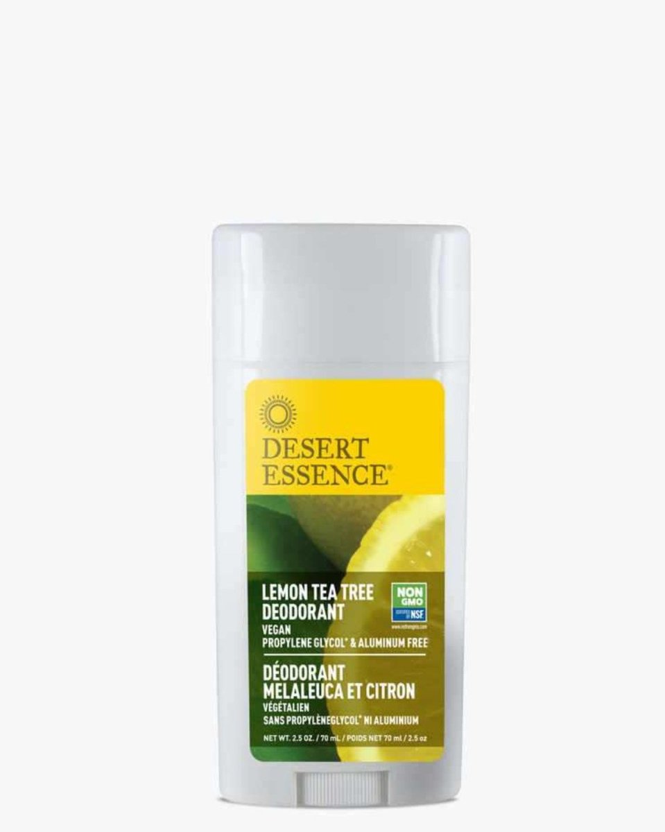 Déodorant frais citron-melaleuca -Desert Essence -Gagné en Santé