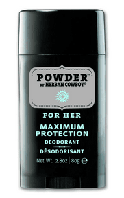 Déodorant Powder pour Femme -Herban Cowboy -Gagné en Santé