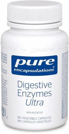 Digestive Enzymes Ultra - Digestion hors paire -Pure encapsulations -Gagné en Santé