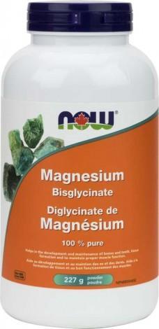 Diglycinate de Magnésium poudre 100% pure -NOW -Gagné en Santé