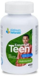 Easymulti Teen Vitality | Pour jeunes hommes -Platinum naturals -Gagné en Santé
