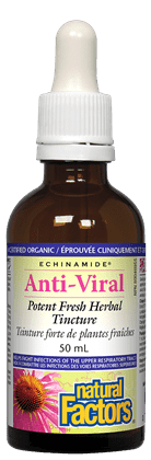ECHINAMIDE® | Anti-Viral Teinture forte de plantes fraiches -Natural Factors -Gagné en Santé