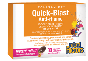ECHINAMIDE® | Quick-Blast Anti-rhume -Natural Factors -Gagné en Santé