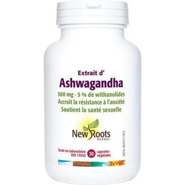 Extrait d’Ashwagandha -New Roots Herbal -Gagné en Santé