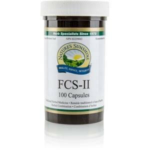Nature's sunshine - fcs-ii combinaison d'herbes - 100 caps.