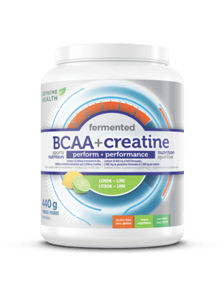 Fermented BCAA+ creatine -Genuine Health -Gagné en Santé