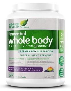 Fermented Whole Body avec Greens+ -Genuine Health -Gagné en Santé