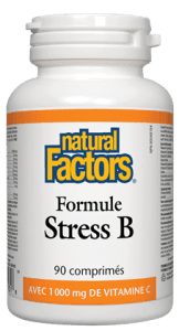 Formule Stress B Plus 1000 mg Vitamine C -Natural Factors -Gagné en Santé