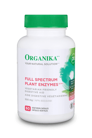 Organika - full spectrum enzymes végétales  500mg.