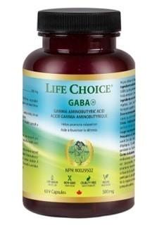 GABA 500 mg -Life Choice -Gagné en Santé