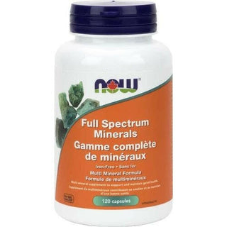 Gamme complète de mineraux -NOW -Gagné en Santé