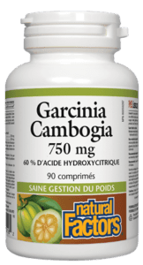 Garcinia Cambogia 750 mg -Natural Factors -Gagné en Santé