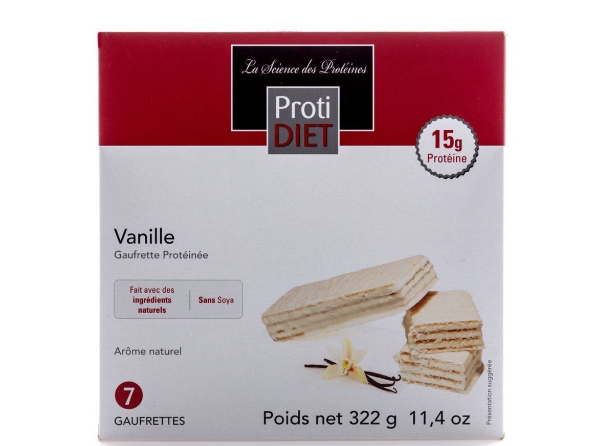 Gaufrette Protéinée a la Vanille -Proti diet -Gagné en Santé