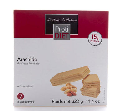 Gaufrette Protéinée au Arachide -Proti diet -Gagné en Santé