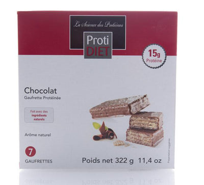 Gaufrette Protéinée au Chocolat -Proti diet -Gagné en Santé