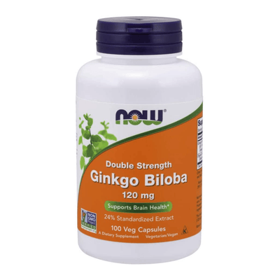 Ginkgo Biloba 120 mg -NOW -Gagné en Santé