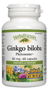 Ginkgo biloba Phytosome | HerbalFactors® -Natural Factors -Gagné en Santé