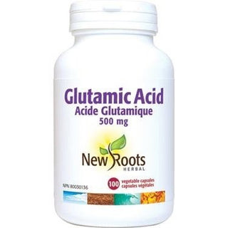 Glutamic Acid 500 mg -New Roots Herbal -Gagné en Santé
