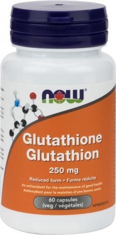 Glutathione 250 mg -NOW -Gagné en Santé
