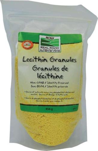 Granule de Lécithine sans OGM -NOW -Gagné en Santé
