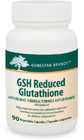 GSH Reduced Glutathione - Antioxydant -Genestra -Gagné en Santé