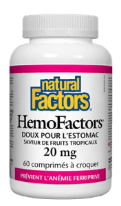 HemoFactors -Natural Factors -Gagné en Santé