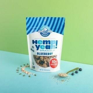 HEMP YEAH! Granola biologique aux bleuets -Manitoba Harvest -Gagné en Santé