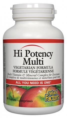Hi Potency Multi -Natural Factors -Gagné en Santé